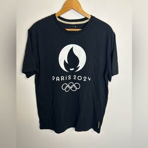 Paris 2024 Graphic t shirt Size XL Unisex Black